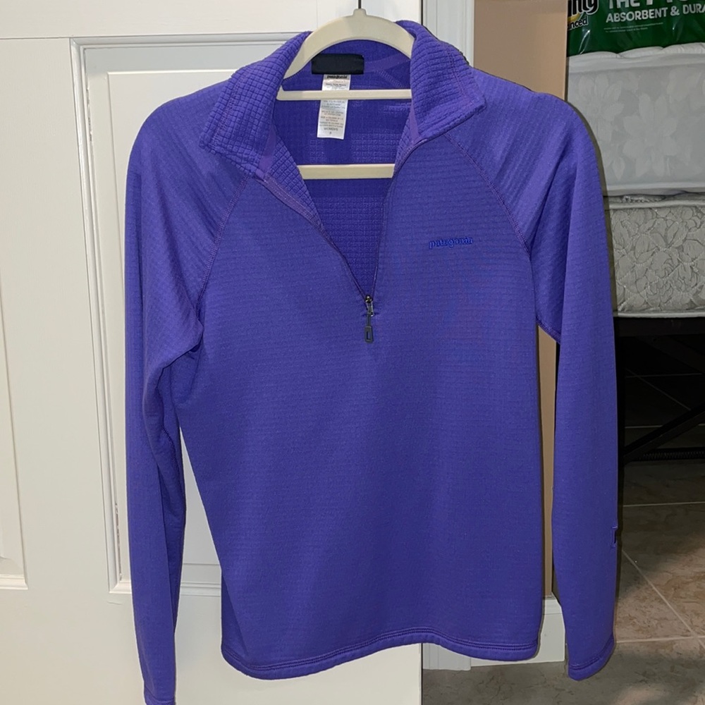 Purple Patagonia Half Zip - Picture 1 of 5